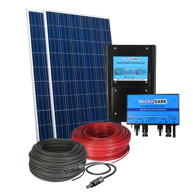 Microcare 0.75kW Three-Phase Solar Pumping Kit